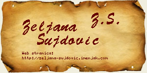Željana Šujdović vizit kartica